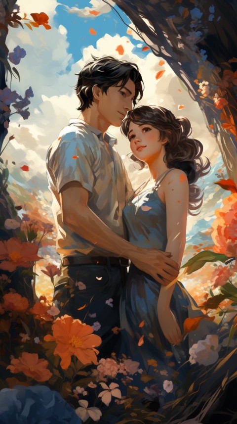Cute Anime Couple Aesthetic  Romantic (35)