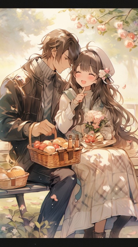 Cute Anime Couple Aesthetic  Romantic (8)