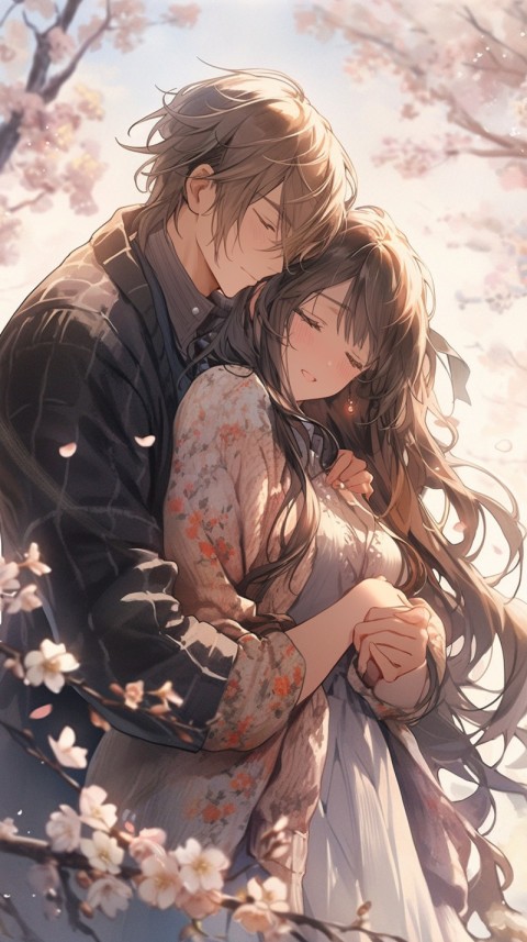 Cute Anime Couple Kiss Wallpaper Download