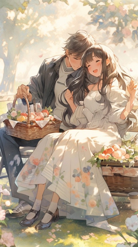 Cute Anime Couple Aesthetic  Romantic (7)