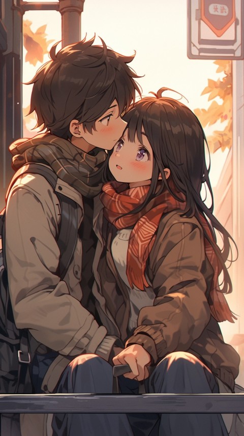 Cute Anime Couple Aesthetic  Romantic (1)