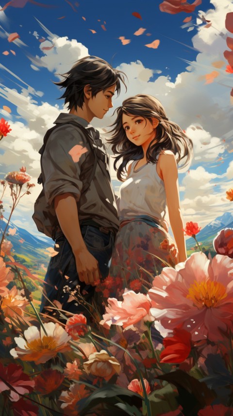 Cute Anime Couple Aesthetic  Romantic (26)
