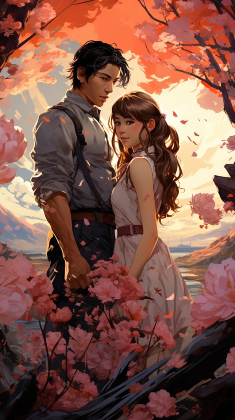 Cute Anime Couple Aesthetic  Romantic (12)