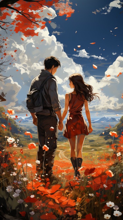 Cute Anime Couple Aesthetic  Romantic (15)