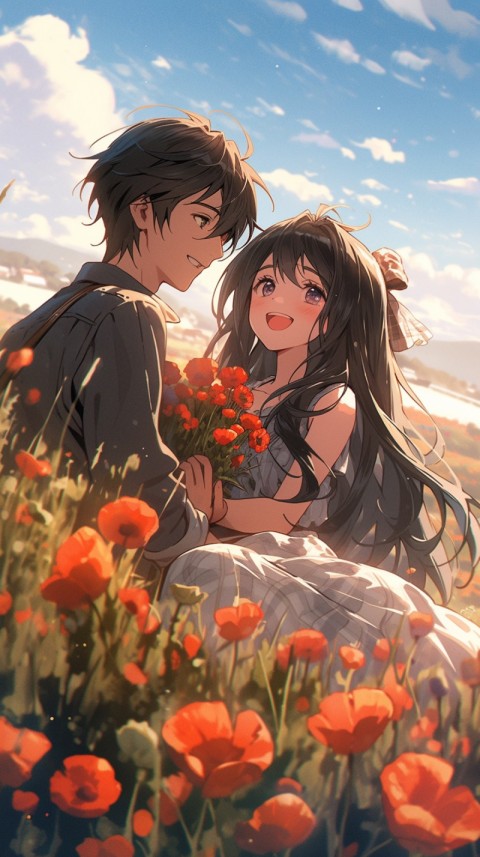 Cute Anime Couple Aesthetic  Romantic (37)