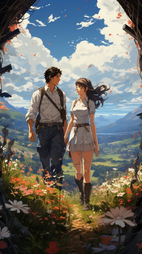 Cute Anime Couple Aesthetic  Romantic (11)