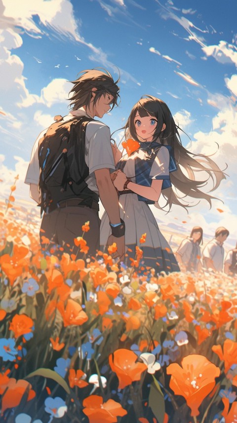Cute Anime Couple Aesthetic  Romantic (70)