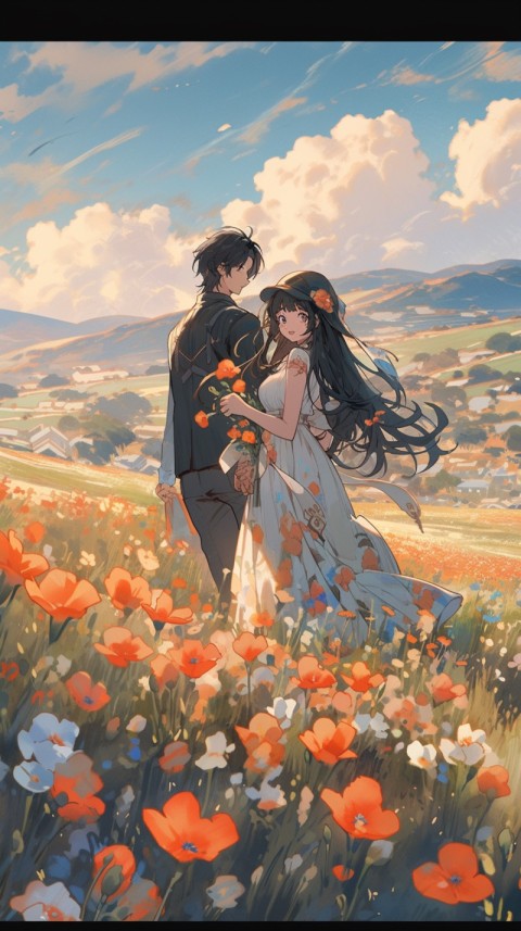 Cute Anime Couple Aesthetic  Romantic (73)
