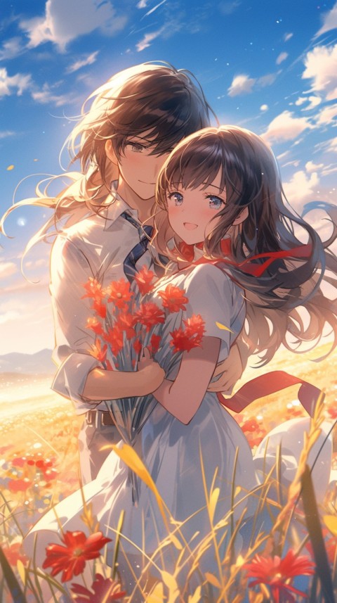 Cute Anime Couple Aesthetic  Romantic (93)