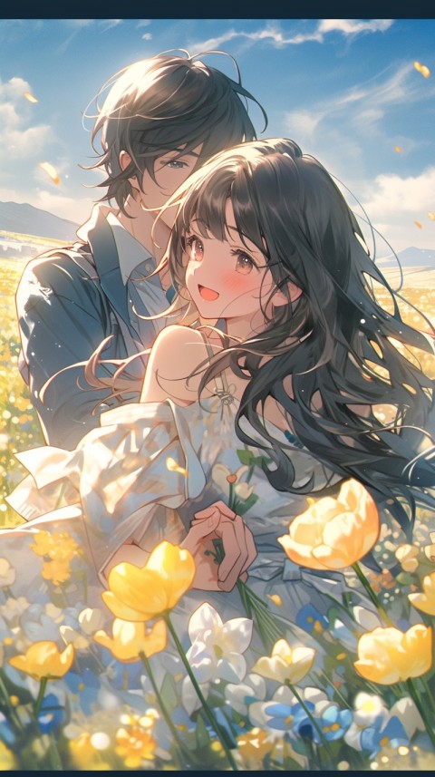 Cute Anime Couple Aesthetic  Romantic (85)