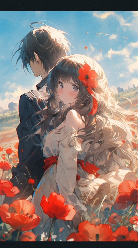 Cute Anime Couple Aesthetic  Romantic (86)