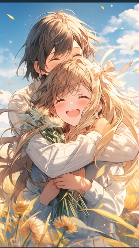 Cute Anime Couple Aesthetic  Romantic (63)