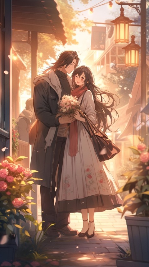Cute Anime Couple Aesthetic  Romantic (127)