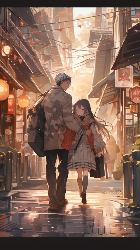 Cute Anime Couple Aesthetic  Romantic (107)