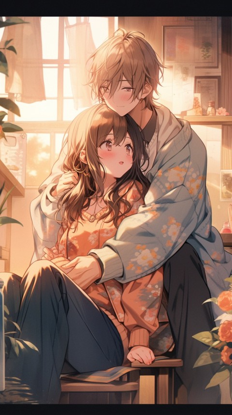 Cute Anime Couple Aesthetic  Romantic (124)