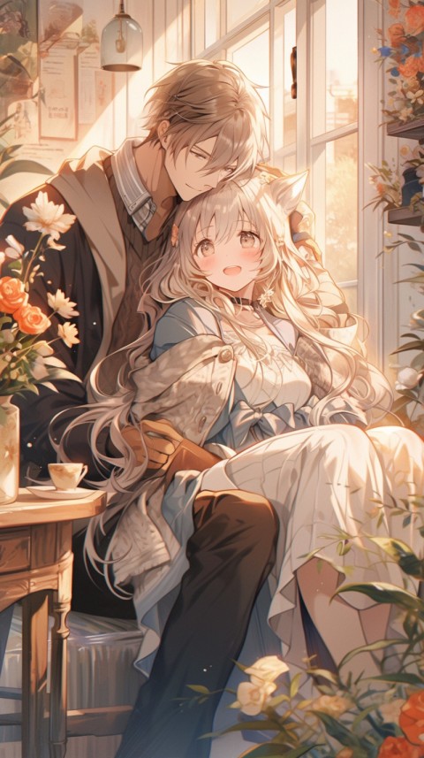 Cute Anime Couple Aesthetic  Romantic (143)