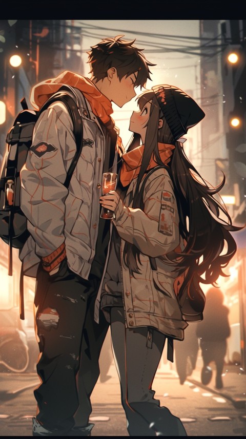 Cute Anime Couple Aesthetic  Romantic (103)