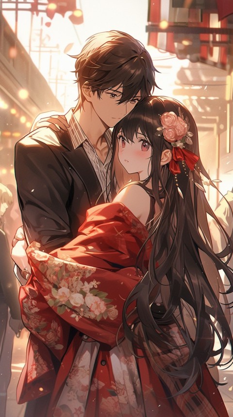 Cute Anime Couple Aesthetic  Romantic (108)