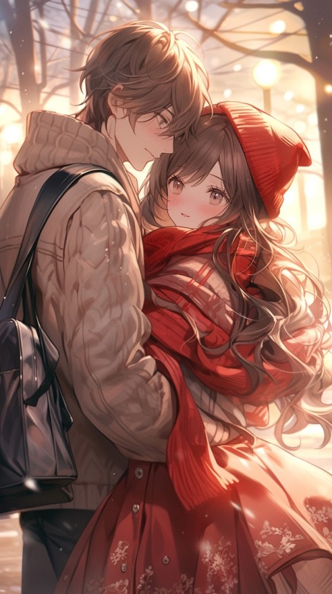 Cute Anime Couple Aesthetic  Romantic (114)