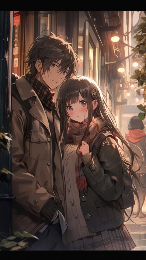 Cute Anime Couple Aesthetic  Romantic (105)
