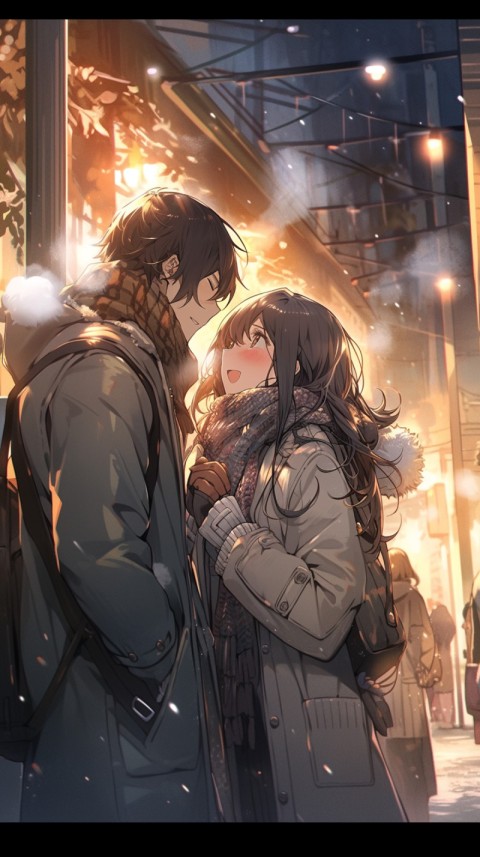 Cute Anime Couple Aesthetic  Romantic (157)