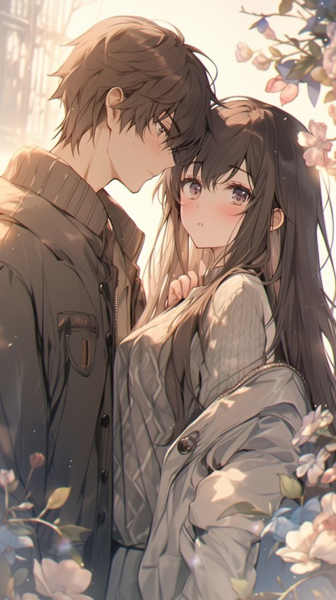 Cute Anime Couple Aesthetic  Romantic (178)