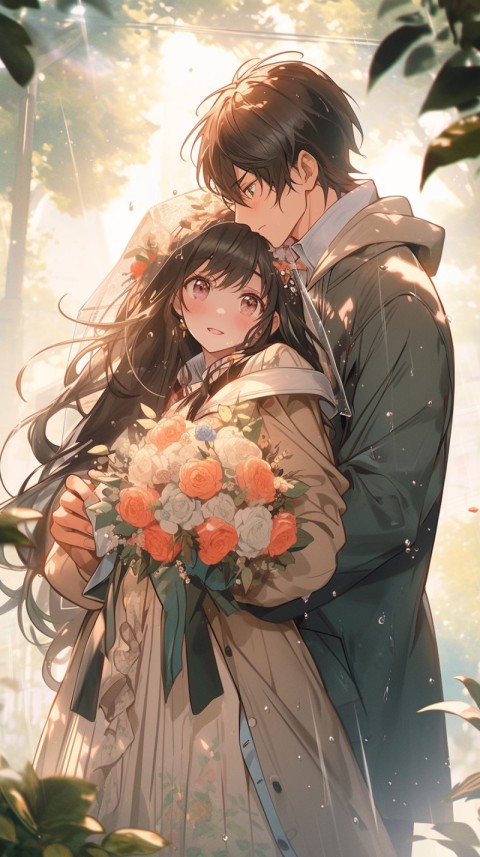 Cute Anime Couple Aesthetic  Romantic (163)