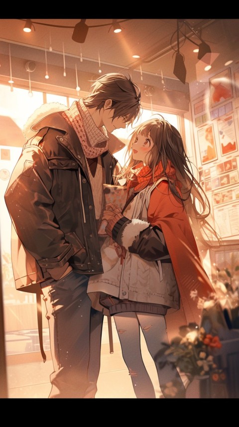Cute Anime Couple Aesthetic  Romantic (166)