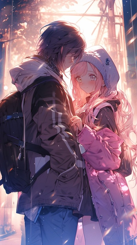 Cute Anime Couple Aesthetic  Romantic (165)