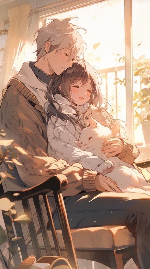 Cute Anime Couple Aesthetic  Romantic (164)