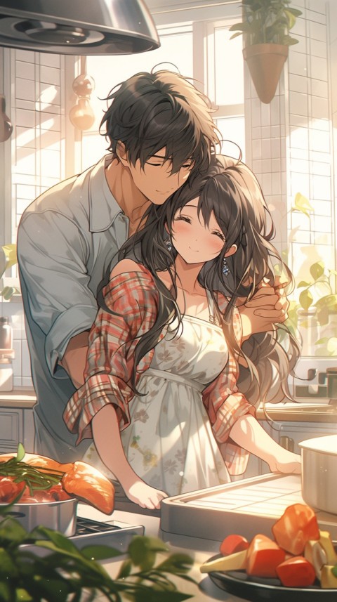 Cute Anime Couple Aesthetic  Romantic (211)