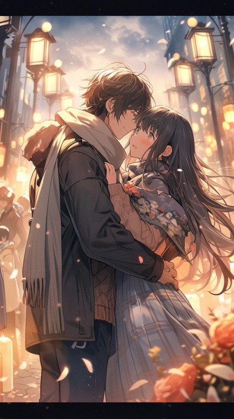 Cute Anime Couple Aesthetic  Romantic (252)
