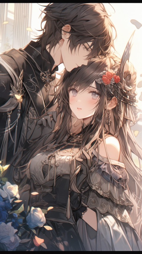 Cute Anime Couple Aesthetic  Romantic (266)