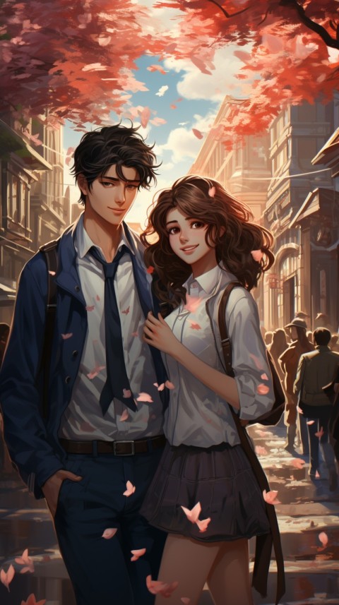 Cute Anime Couple Aesthetic  Romantic (300)