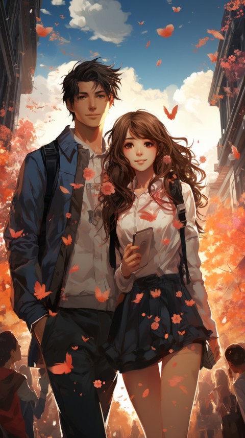Cute Anime Couple Aesthetic  Romantic (328)