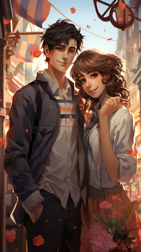 Cute Anime Couple Aesthetic  Romantic (319)