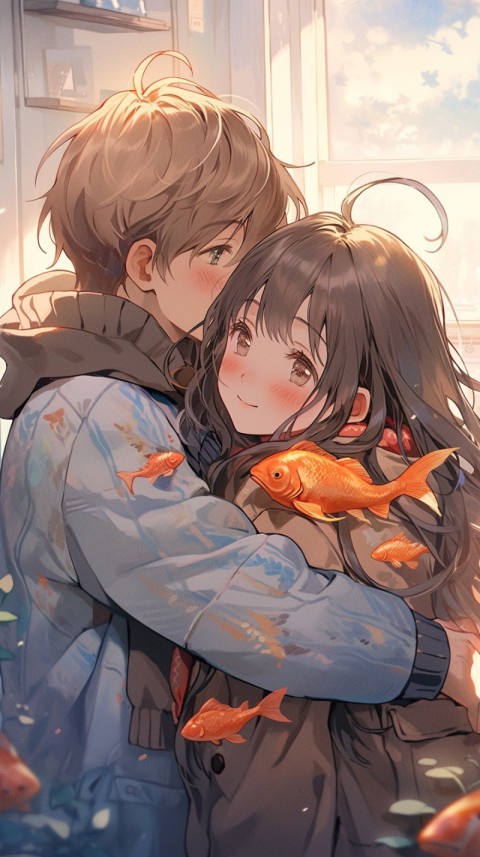 Cute Anime Couple Aesthetic  Romantic (338)