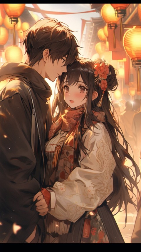Cute Anime Couple Aesthetic  Romantic (354)