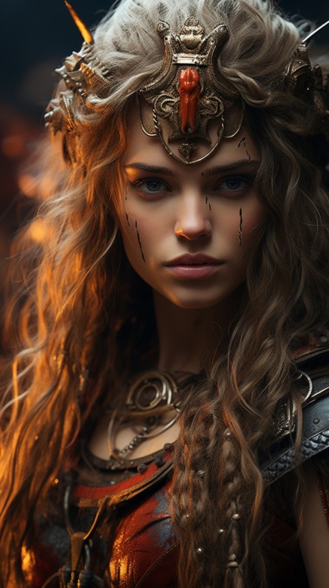 Warrior Woman Portrait (229)