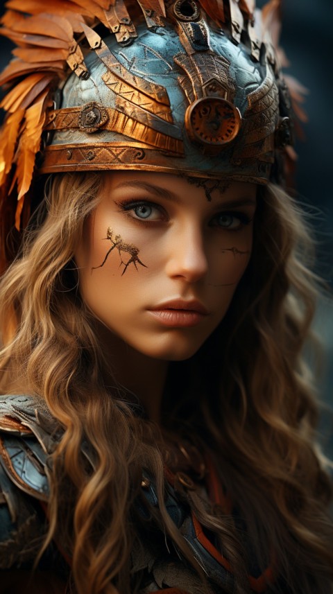 Warrior Woman Portrait (220)