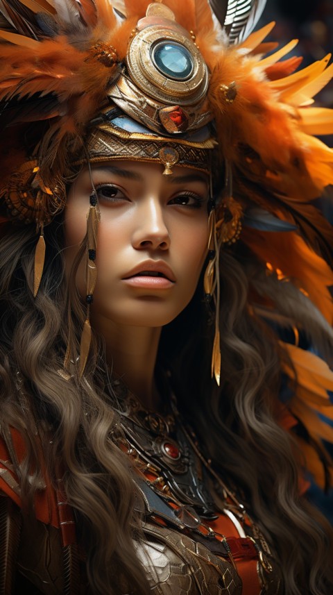 Warrior Woman Portrait (310)