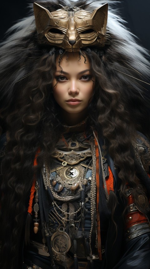 Warrior Woman Portrait (305)