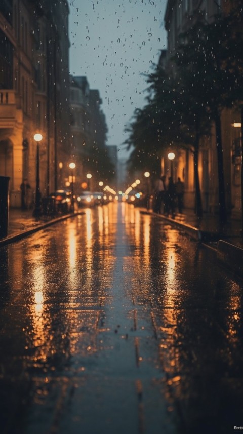 Aesthetic Rainy Day Street  (3)