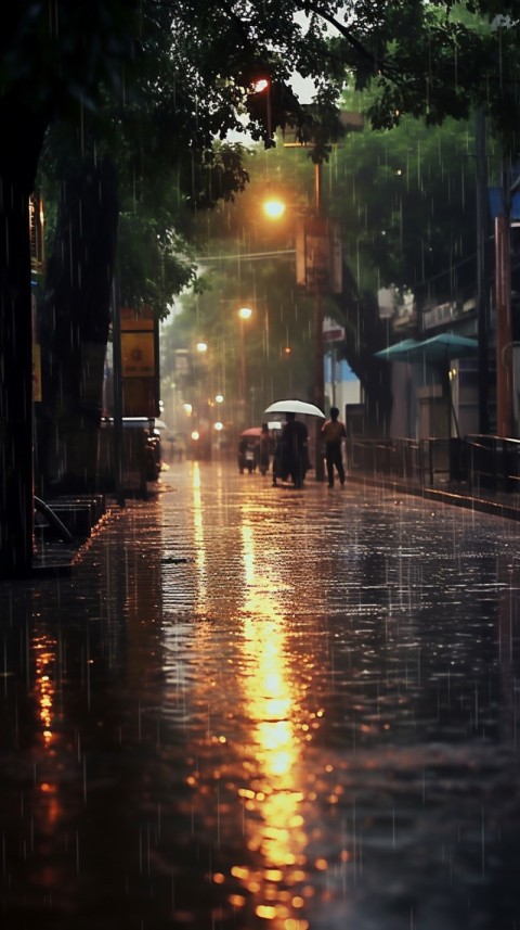Aesthetic Rainy Day Street  (34)