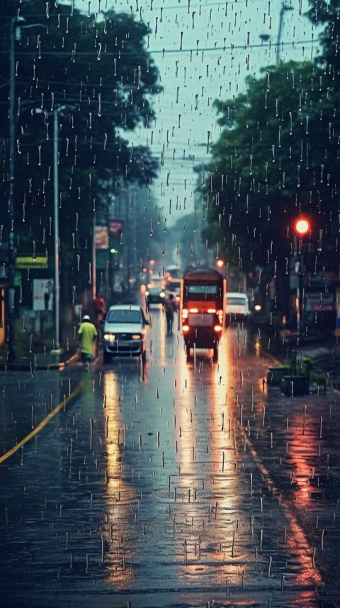 Aesthetic Rainy Day Street  (12)