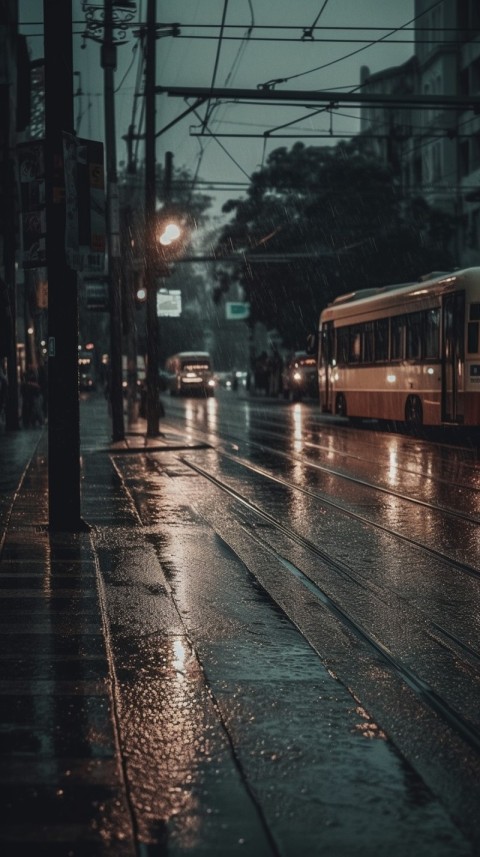 Aesthetic Rainy Day Street  (67)