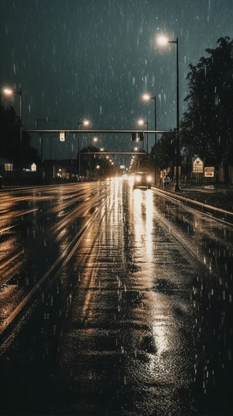 Aesthetic Rainy Day Street  (116)