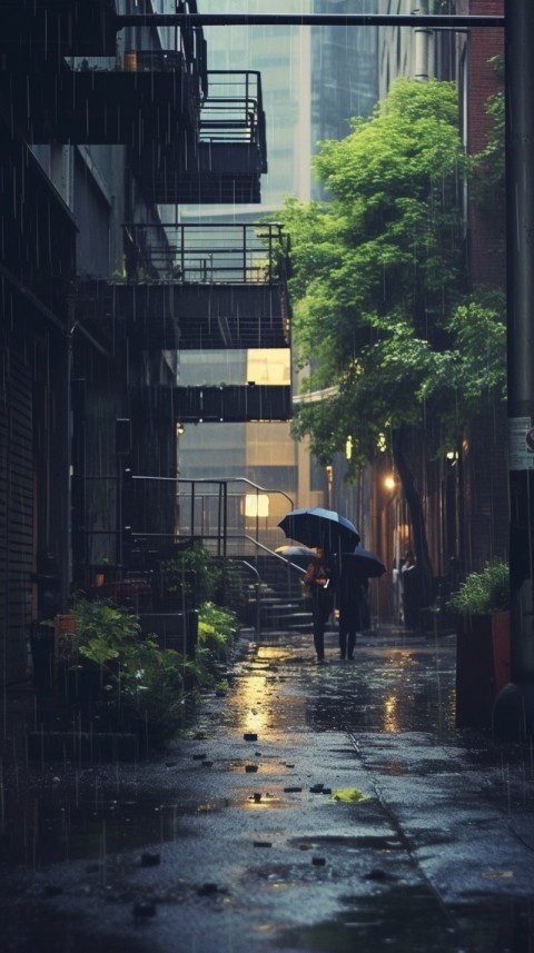 Aesthetic Rainy Day Street  (127)