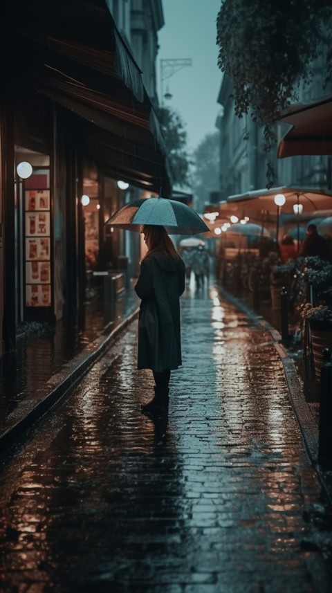 Aesthetic Rainy Day Street  (135)