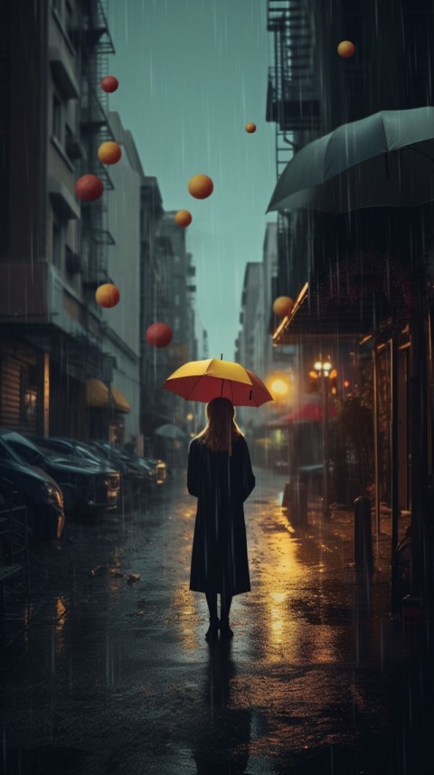 Aesthetic Rainy Day Street  (191)